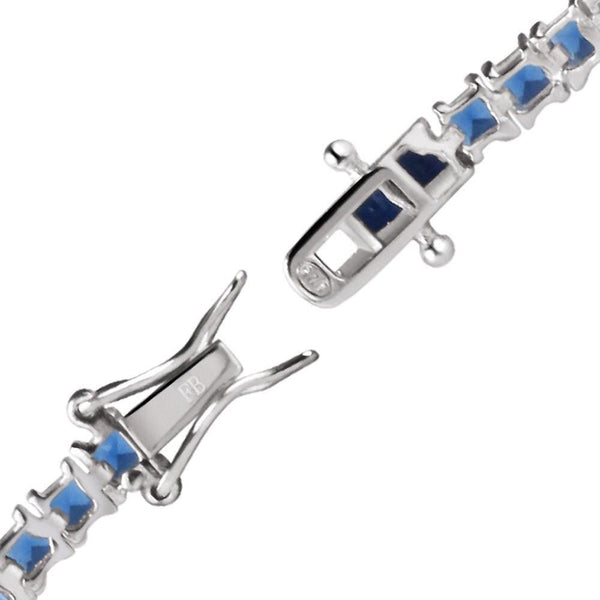 Sterling silver sapphire on sale bracelet